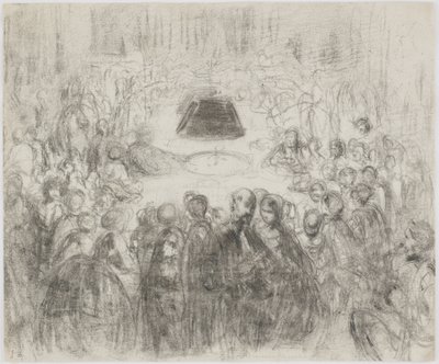 A Gambling Room at Baden-Baden by James Abbott McNeill Whistler